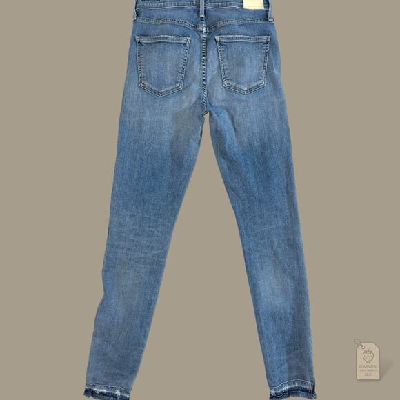Citizens of Humanity Rocket High Rise Skinny Jeans 28 Full Length Distressed - Picture 3 of 7